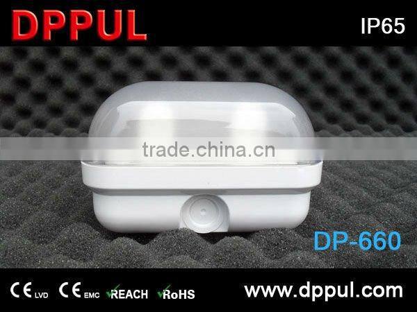 2016 Newest Rechargeable Emergency Bulkhead DP660 2x8w IP65 Bulkhead Fluorescent Tube