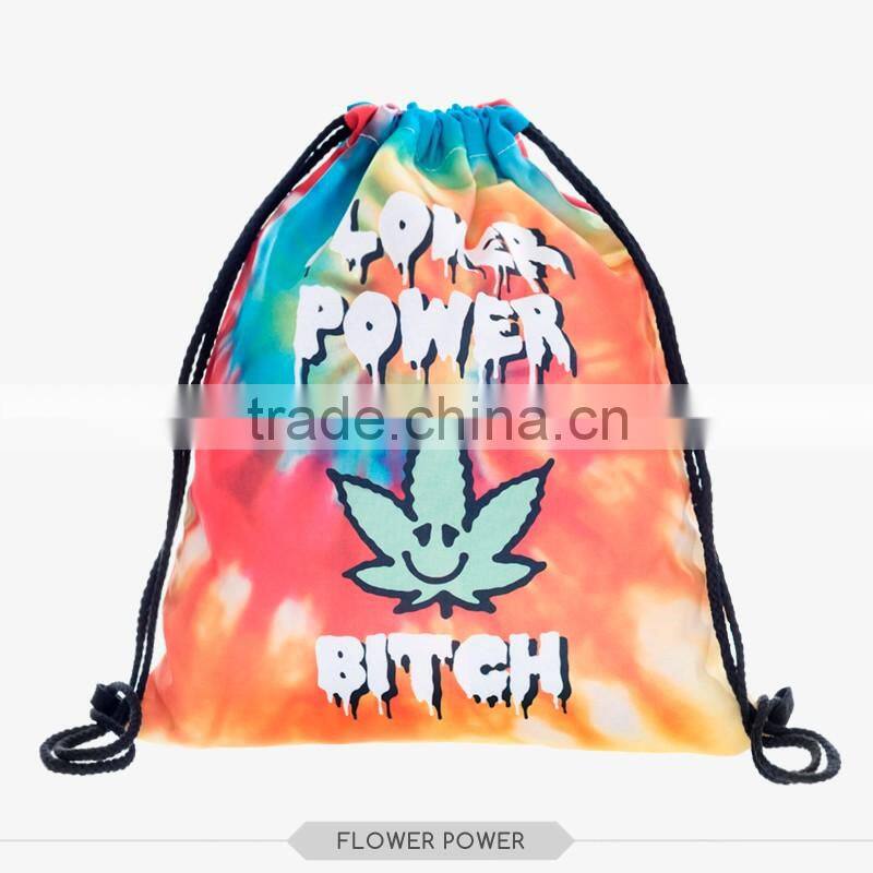 China Suppliers Hot Sale Aztec 3D Sublimation Drawstring Bag in Taobao
