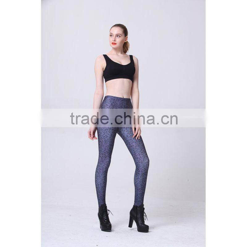 2015 newly women leopard printed yoga leggings