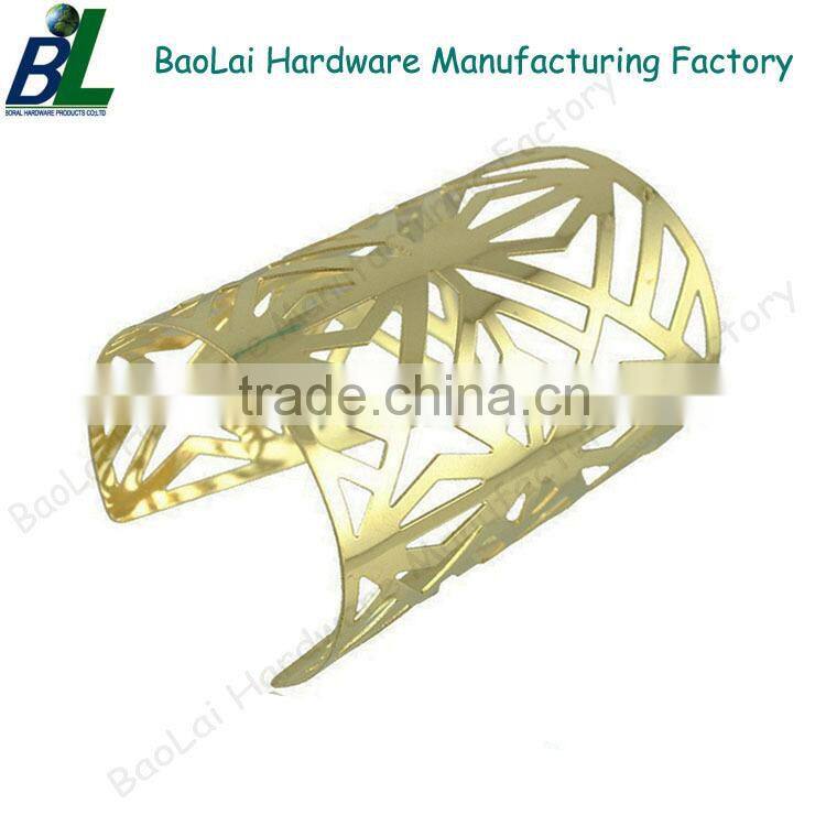 High end metal fake gold bangle for young girls
