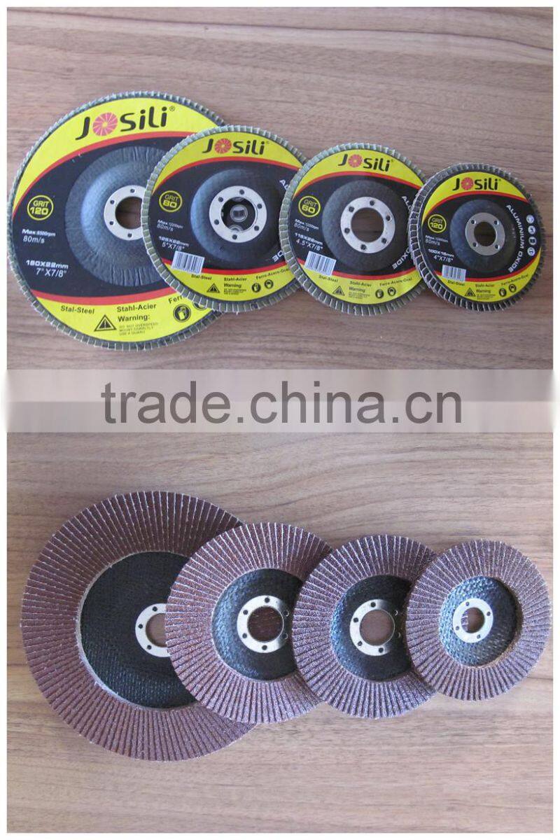 4inch aluminum oxide abrasive flap disc manufacturer