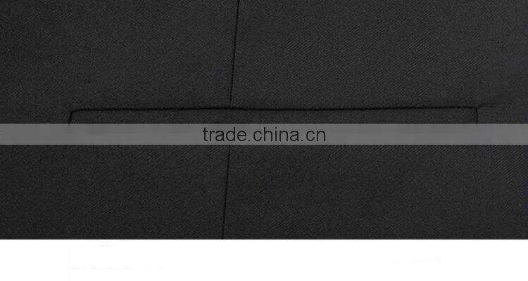 2016 new model western style design business office restaurant waiter mans waistcoat Vest for men