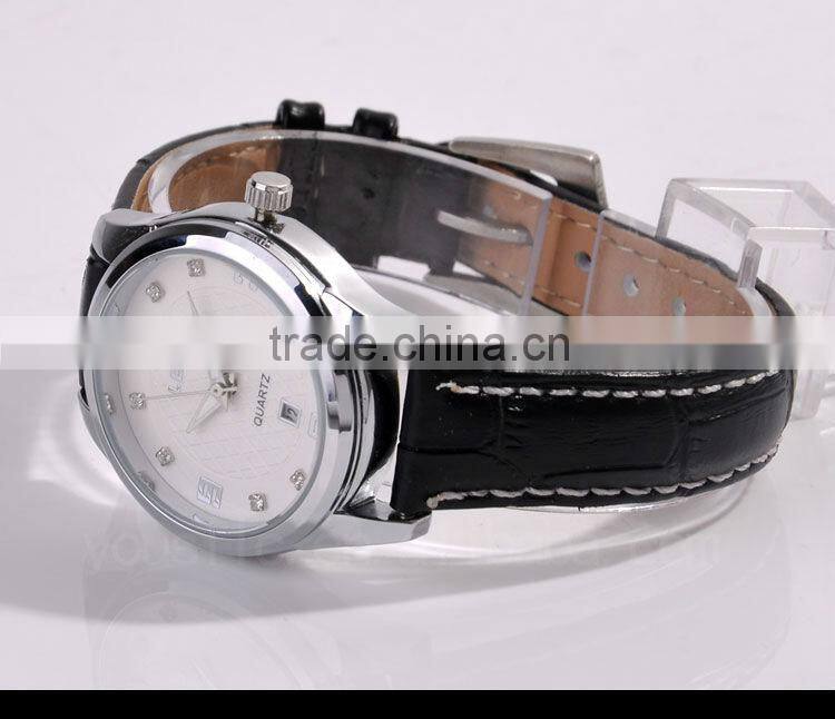 Luxury Automatic Leather Strap Women Wrist Watch Gift