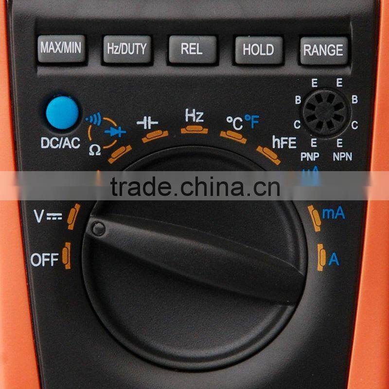 VC99 Tester Thermometer Resistance AC DC Ohm Hz C 6000 Count Voltmeter Multimeter