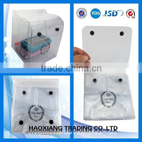 clear vinyl pvc zipper bags with handles