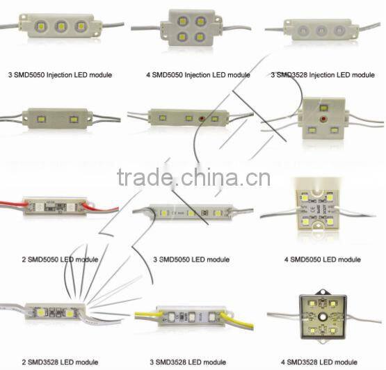 3leds smd5050 led injection module light