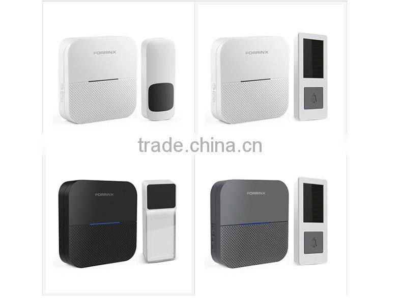 Forrinx Brand Long Range Wireless Doorbell KIts With 4 Level Volume Control Door Chime Wireless Remote Control Doorbell