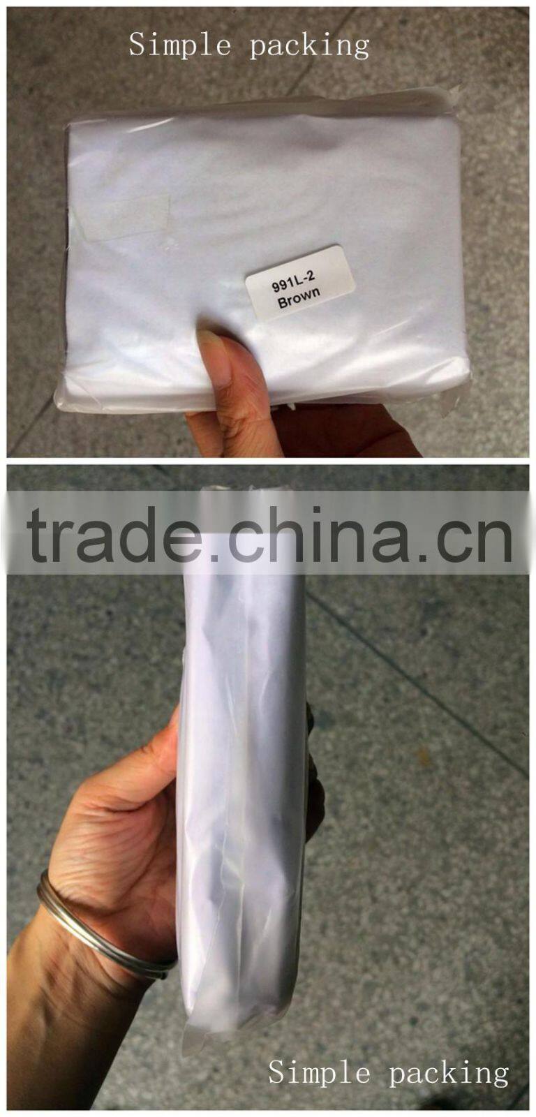 2016 customized top grain bifold RFID Mens Leather Wallet