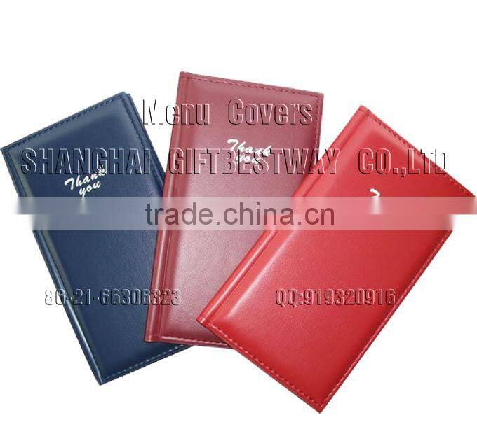 Black restaurant bill presenter with high quality