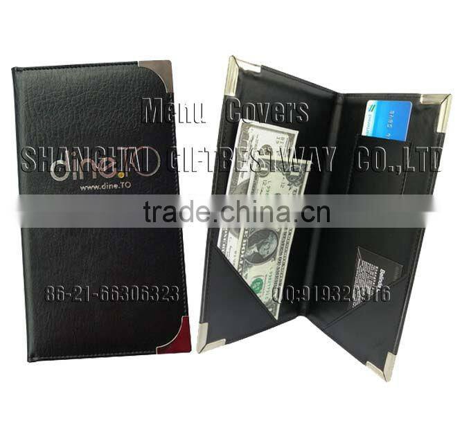 Black high quality restaurant check holder