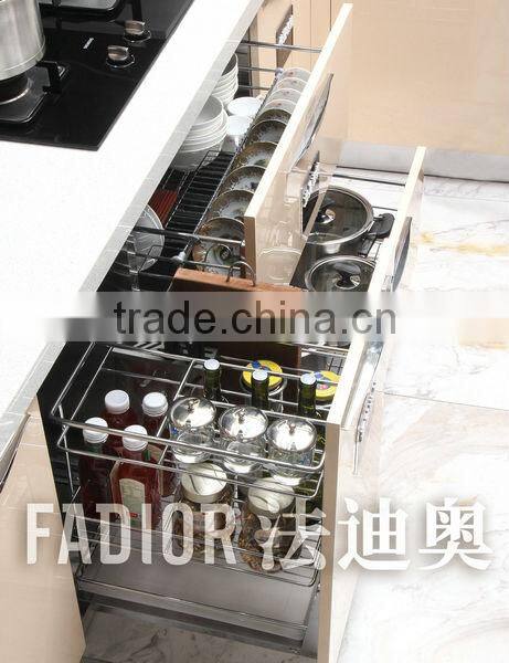 modern stainless steel kitchen cabinet