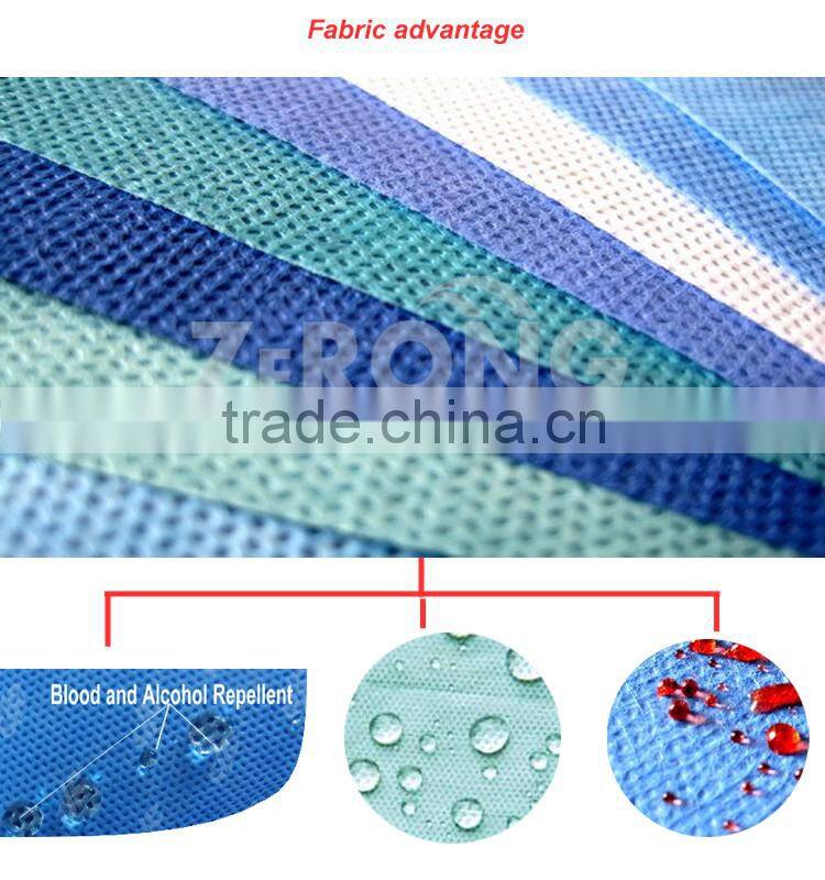 Cheap price Disposable SMS STERILED reinforced surgical gown
