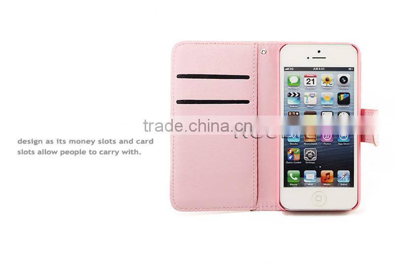 PU Leather Wallet Style Cell phone Cases for Iphone 6