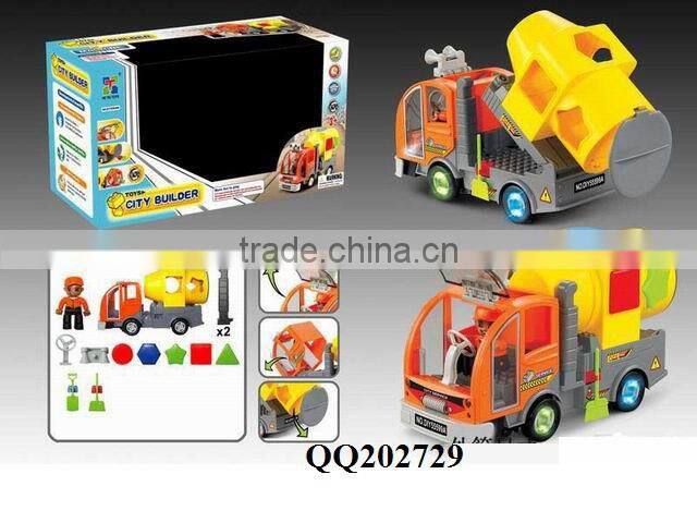 B/O bump & go building block construction truck