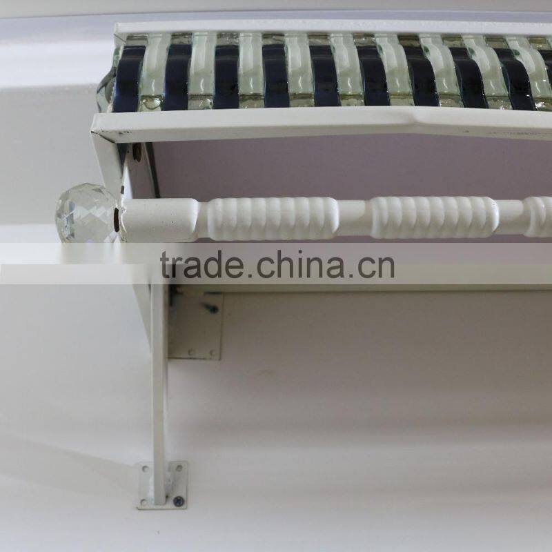 Wall mounted Metal and wooden display hanging rack