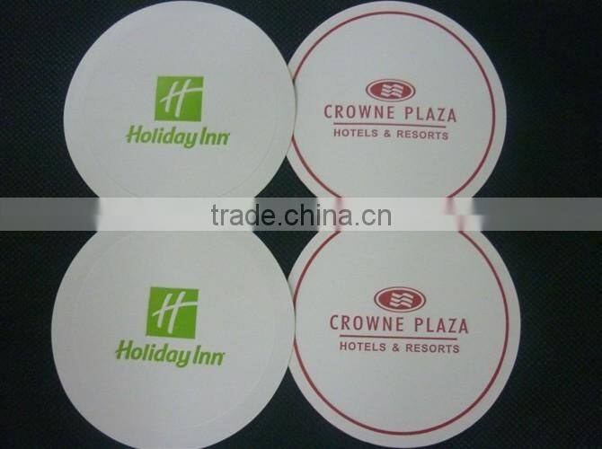 hot sale manufacture produce tissue paper coaster ,paper coaster for hotel