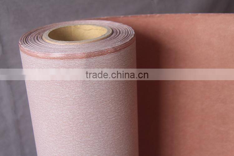 EN852 dry coated abrasive paper roll aluminum oxide latex paper wood sanding furniture polishing