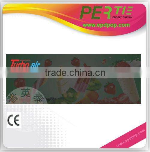 digital signage wall mount pop display rack epd screen epop e paper display circular display promotional cards