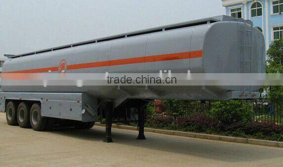 2/3 axles 30000L flammable liquid transport stainless steel tank truck trailer for sale