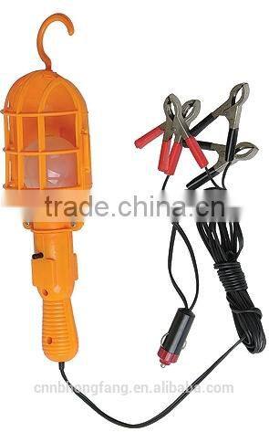 12v 50w Yellow Portable Work Lamp with Clip Hanging Cage Work Light