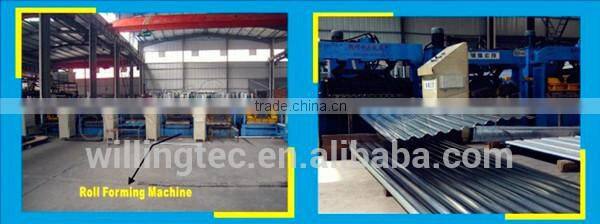 colour steel Roof and step tile making machine