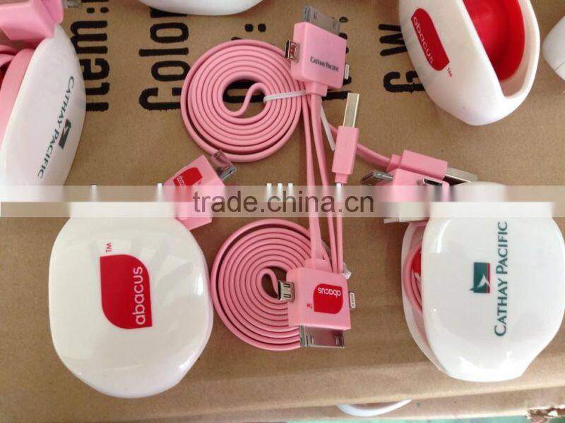 plastic cord winder for iphone earphone and usb cable
