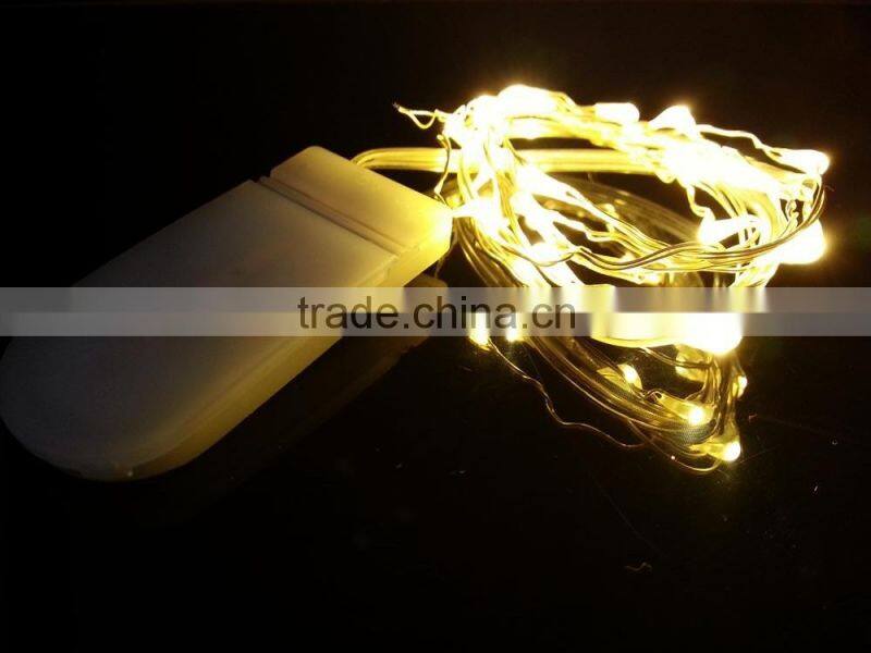 20 white led battery operated fairy light