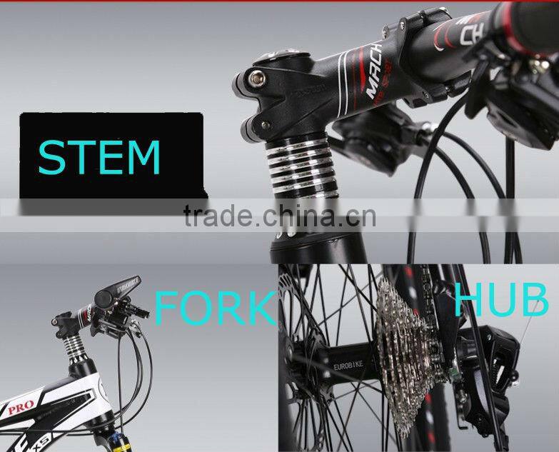 DELUXE MTB!shifting MTB 27 speed 26er double disc brake mountain bike