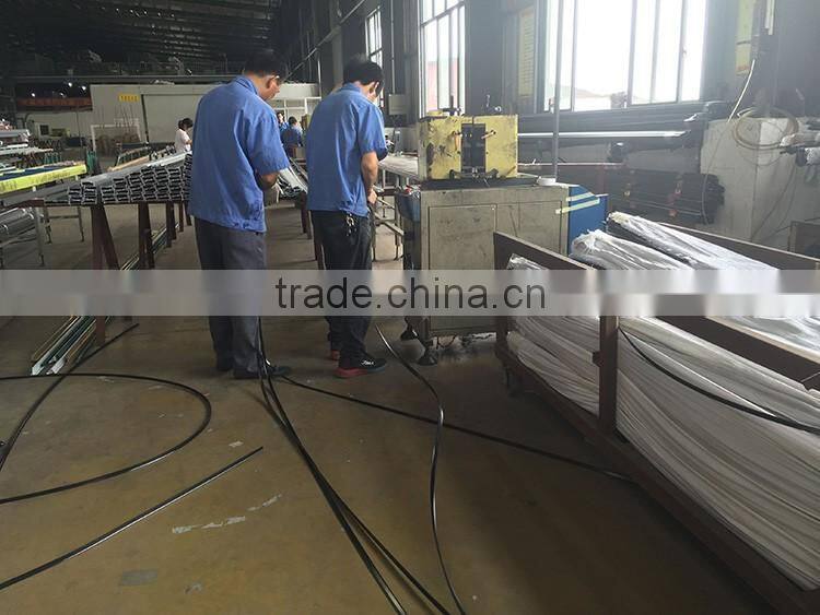 wood grain aluminum frame interrupted glass sliding door