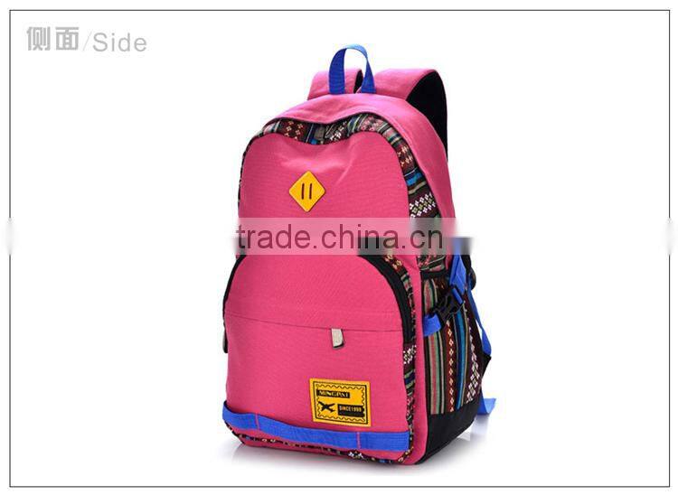 2014 multiple color bright colored backpacks, hiking outdoor laptop backpack in Guangzhou