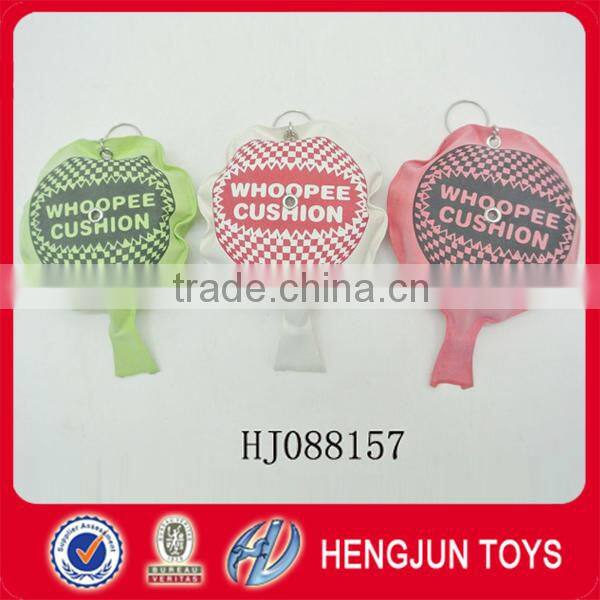 colorful rubber whoopee cushion fart sound joking toys can custom color