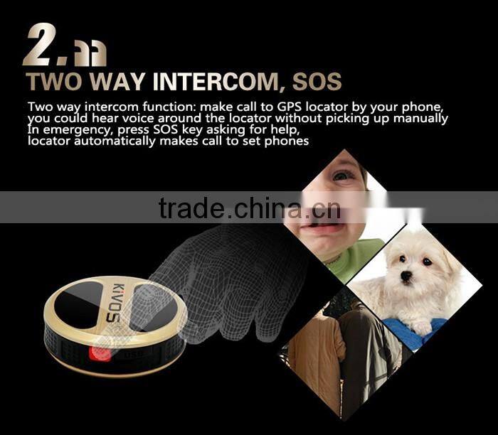 long battery life pets and personal cheap mini gps tracker KA01 factory