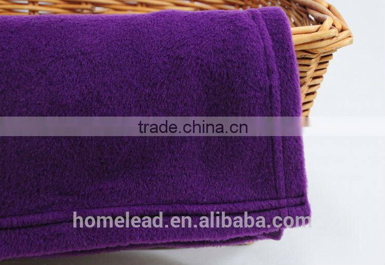 solid cheap wholesale polar fleece lightweight blankets