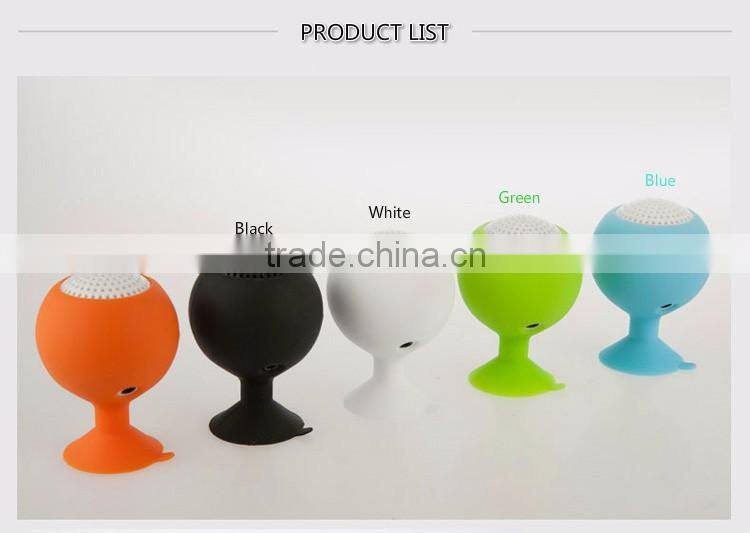 mini best loud waterproof suction cup external speaker for mobile phone