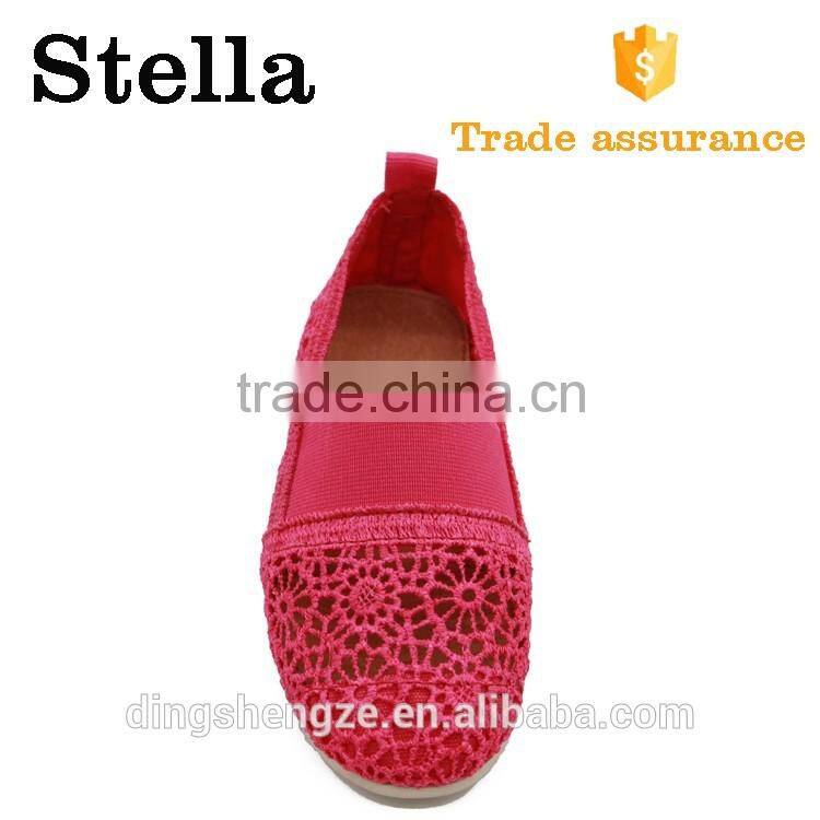 wholesale lovely pattern handmade girl crochet knitting shoes