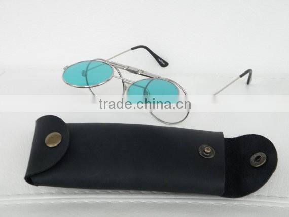 Sunglasses leather Case,Leather sunglasses holder,Genuine Leather Glasses Case