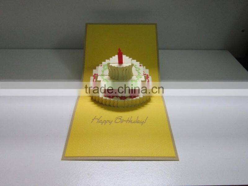 3d pop up card Birthday Porcupine (with musical) card