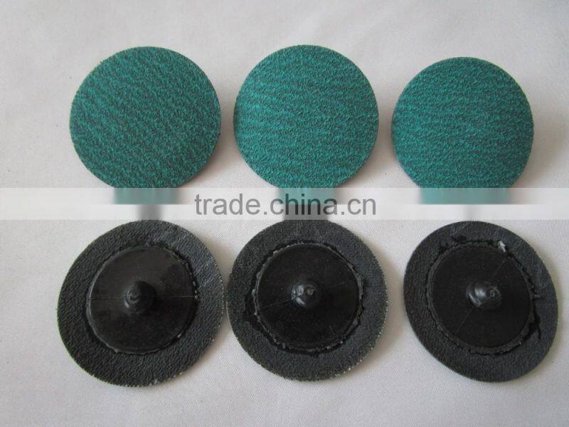 2" Green abrasive fibre disc