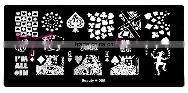 Sexy stamping nail art plate,beauty-A series nail art stamp plate