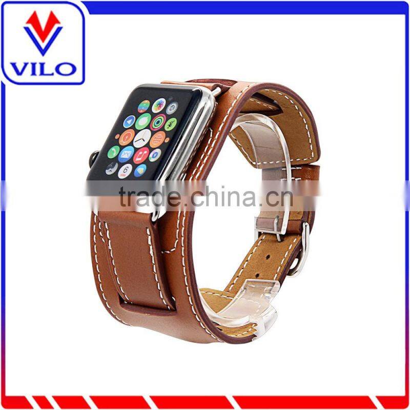 Hot Sale Genuine Leather Watch Band Leather Watch Straps For Apple Watch
