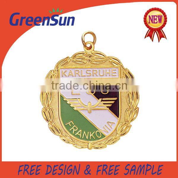 Gold Plated Metal Commemoration Medallion