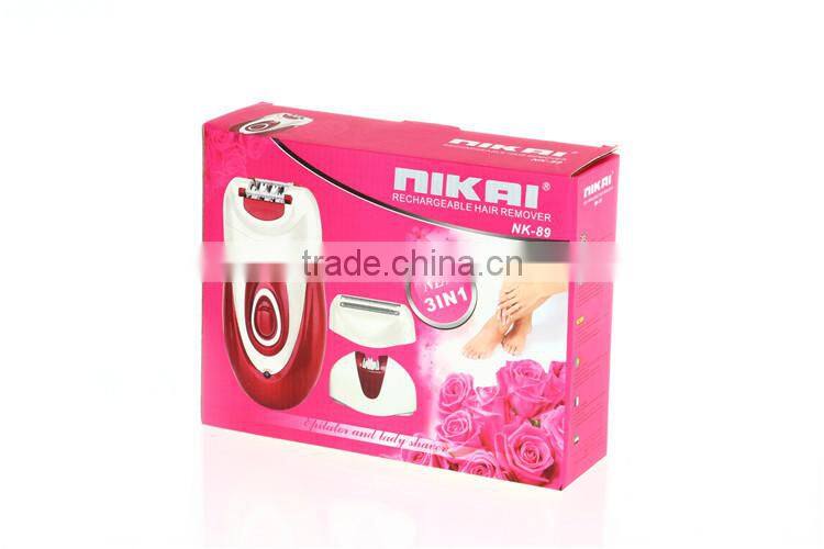 NIKAI Electrical appliance plucking unwanting hair lady epilator