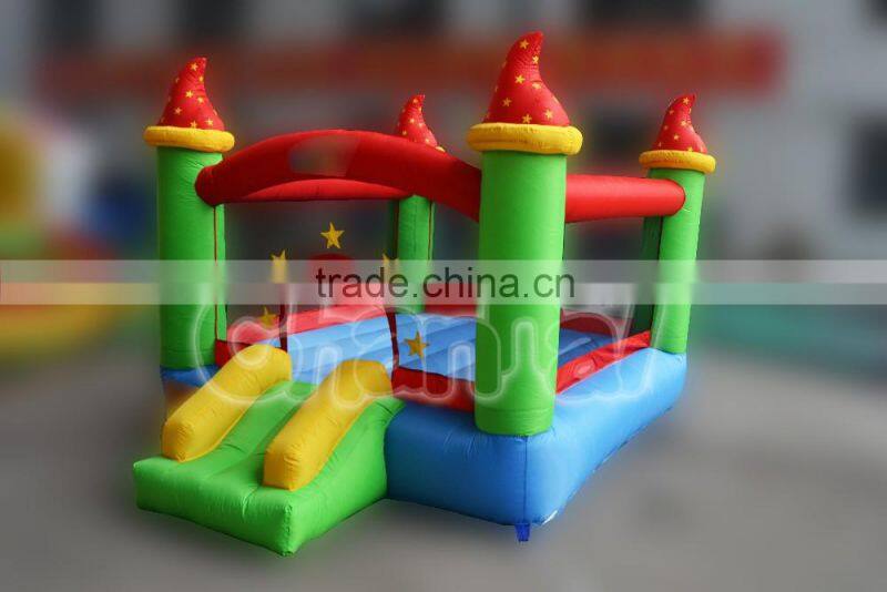 Indoor cheap home use kids inflatable bouncer castle, air bouncer inflatable trampoline