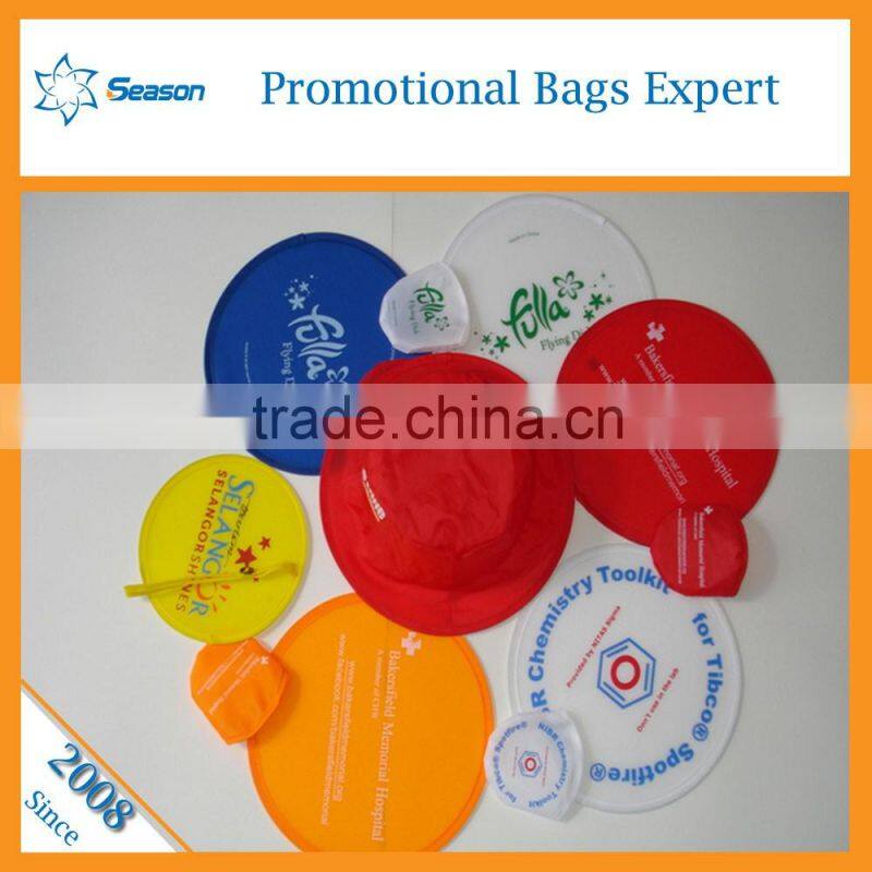 fabric flying frisbee foldable frisbee fan folding fabric frisbee