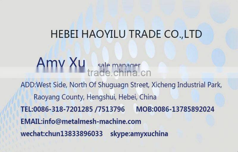 stainless steel wire mesh weaving loom