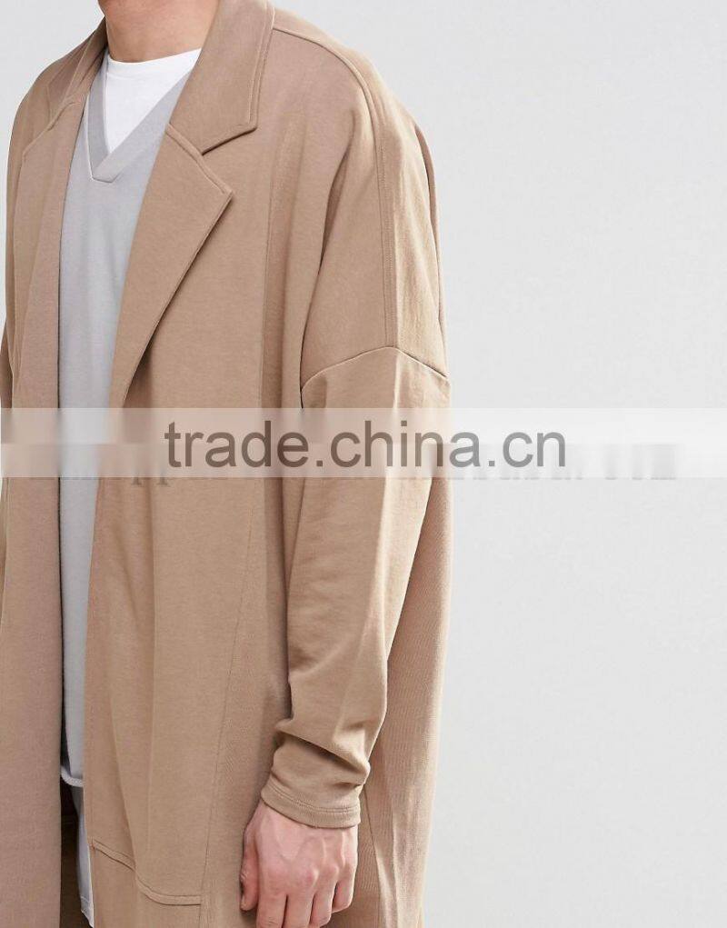 2016 Wholesale Man Jacket Oversized Fit Long Line Style Jacket