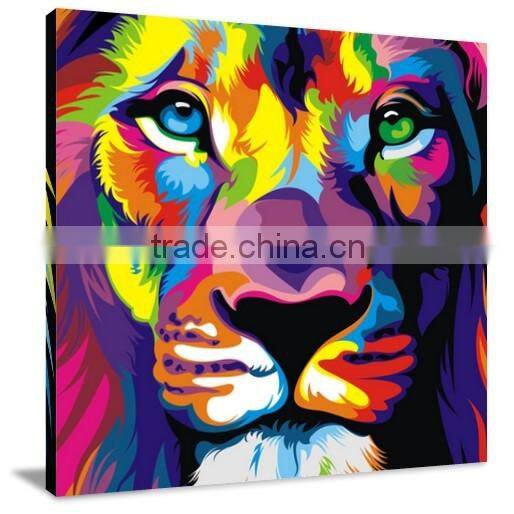 Framed and Stretched Realistic Animal Canvas Painting For Bedroom Decor DWYS01