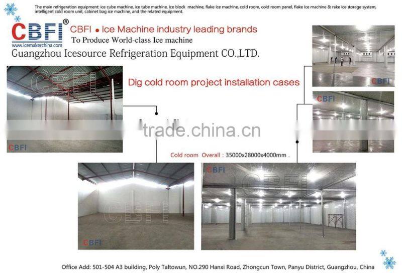 CBFI Zambia cold room project in 2015