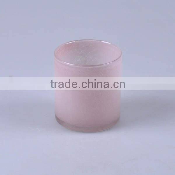 China Wholesale Custom Colored Glass Candle Holders