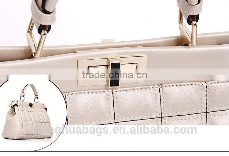 new model ladies leather shopping bag design